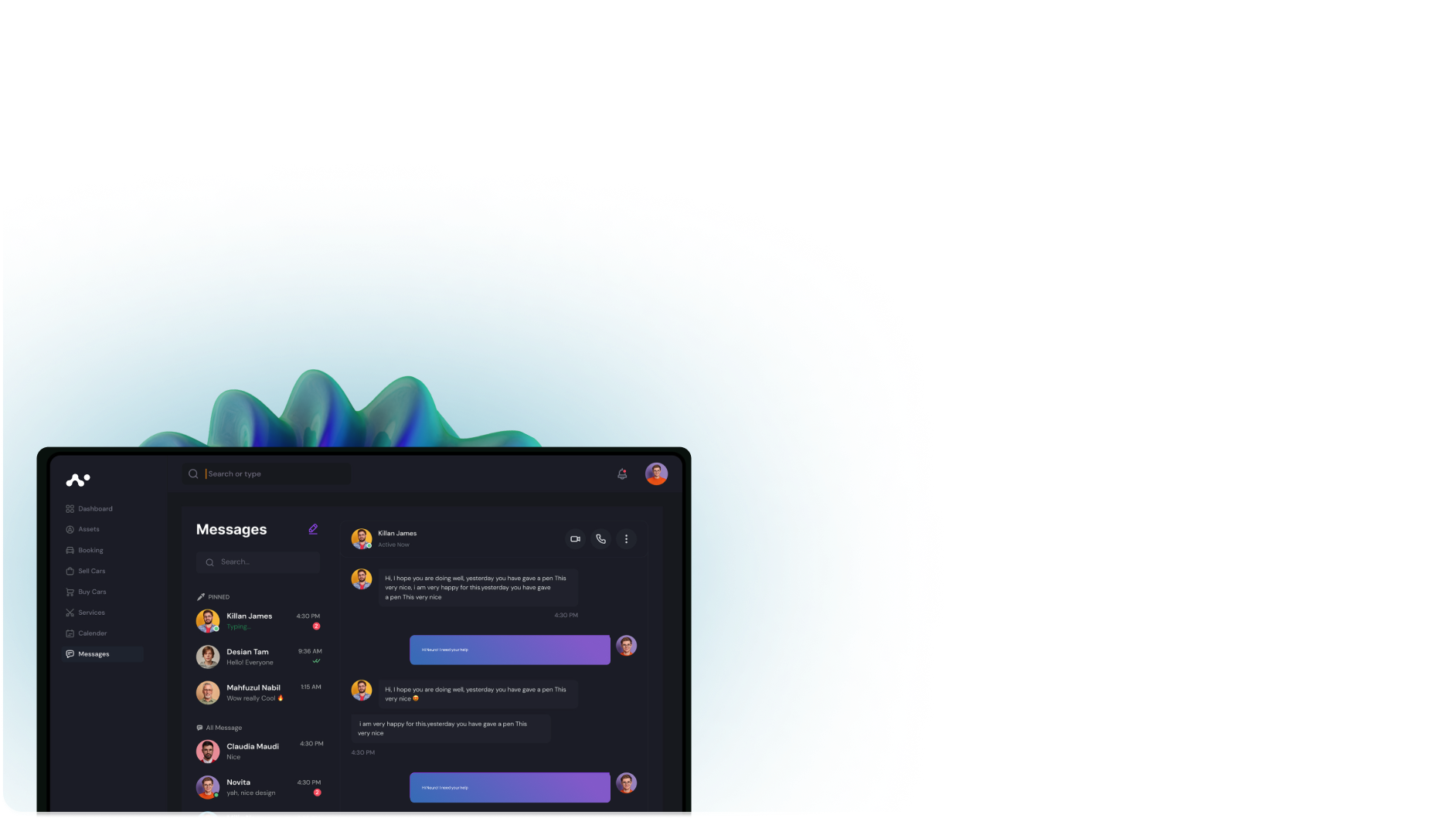 Lawyer using modern legal software